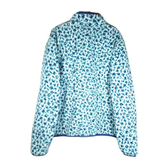 Nike Men's Club Medium Blue Dot Pattern Logo Embroidered Full Zip Fleece Jacket - Picture 8 of 12